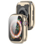 Metalické púzdro z mäkkého plastu s ochranou displeja pre Apple Watch 42mm (Series 10 / 11) - starlight