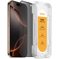 ENKAY tvrdené Anti-Spy sklo pre iPhone 16 Pro Max