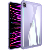 Lesklý transparentný kryt pre iPad Pro 12,9" (2018-2022) - fialový