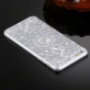 Ochranný zadný kryt s kamienkami v štýle diamantu pre iPhone 6 / 6S - strieborný
