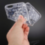Ochranný zadný kryt s kamienkami v štýle diamantu pre iPhone 6 / 6S - strieborný