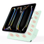 Magnetické puzdro s origami stojanom pre iPad Pro 11" (2020-2022) - zelené