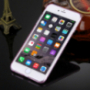 Ochranný zadný kryt s kamienkami v štýle diamantu pre iPhone 6 / 6S - ružový
