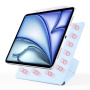 Magnetické puzdro s origami stojanom pre iPad mini 6 / mini 7 - modré