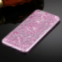 Ochranný zadný kryt s kamienkami v štýle diamantu pre iPhone 6 / 6S - ružový
