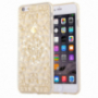 Ochranný zadný kryt s kamienkami v štýle diamantu pre iPhone 6 / 6S - zlatý