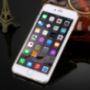 Ochranný zadný kryt s kamienkami v štýle diamantu pre iPhone 6 / 6S - zlatý