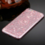 Ochranný zadný kryt s kamienkami v štýle diamantu pre iPhone 6 / 6S - svetlo ružový