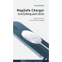 Wiwu W009 bezdrôtová MagSafe nabíjačka pre iPhone / AirPods - 15W - biela