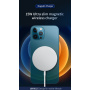 Wiwu W009 bezdrôtová MagSafe nabíjačka pre iPhone / AirPods - 15W - biela