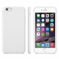 Protišmykový matný obal pre Apple iPhone 6 / 6S - biely 