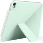 Magnetické puzdro s origami stojanom pre iPad Air 13" (2024-2026) - zelené
