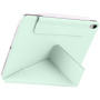 Magnetické puzdro s origami stojanom pre iPad Air 13" (2024-2026) - zelené