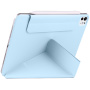Magnetické puzdro s origami stojanom pre iPad Pro 12,9" (2018-2022) - modré