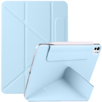 Magnetické puzdro s origami stojanom pre iPad Pro 12,9" (2018-2022) - modré
