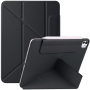 Magnetické puzdro s origami stojanom pre iPad Pro 12,9" (2018-2022) - čierne