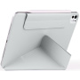 Magnetické puzdro s origami stojanom pre iPad Pro 12,9" (2018-2022) - šedé