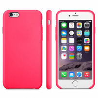 Protišmykový matný obal pre Apple iPhone 6 / 6S - ružový 