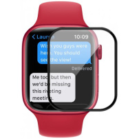 ENKAY ochranná fólia s čiernym rámom pre Apple Watch 41mm