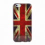 Gumový kryt pre Apple iPhone 6 / 6S - retro vlajka UK