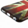 Gumový kryt pre Apple iPhone 6 / 6S - retro vlajka UK