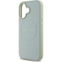 Guess Grained Classic Logo kryt s MagSafe pre iPhone 16 - zelený