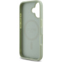 Guess Grained Classic Logo kryt s MagSafe pre iPhone 16 - zelený