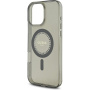 Guess IML Rhinestones Ring kryt s MagSafe pre iPhone 16 Pro Max - sivý