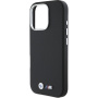 BMW M Kevlar Metal Logo kryt pre iPhone 16 Pro - čierny