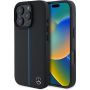 Mercedes Blue Stripe kryt s MagSafe pre iPhone 16 Pro - čierny