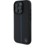 Mercedes Blue Stripe kryt s MagSafe pre iPhone 16 Pro - čierny