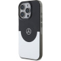 Mercedes Double Layer kryt s MagSafe pre iPhone 16 Pro - čiernostrieborný