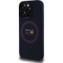 Oracle Red Bull Racing Red Ring silikónový kryt s MagSafe pre iPhone 16 Pro - tmavomodrý