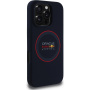 Oracle Red Bull Racing Red Ring silikónový kryt s MagSafe pre iPhone 16 Pro - tmavomodrý