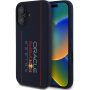 Oracle Red Bull Racing Vertical Logo silikónový kryt s MagSafe pre iPhone 16 - tmavomodrý
