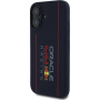 Oracle Red Bull Racing Vertical Logo silikónový kryt s MagSafe pre iPhone 16 - tmavomodrý