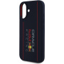 Oracle Red Bull Racing Vertical Logo silikónový kryt s MagSafe pre iPhone 16 - tmavomodrý