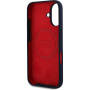 Oracle Red Bull Racing Vertical Logo silikónový kryt s MagSafe pre iPhone 16 - tmavomodrý