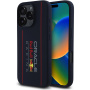 Oracle Red Bull Racing Vertical Logo silikónový kryt s MagSafe pre iPhone 16 Pro Max - tmavomodrý