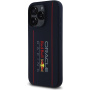 Oracle Red Bull Racing Vertical Logo silikónový kryt s MagSafe pre iPhone 16 Pro Max - tmavomodrý