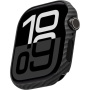 Pitaka Air Case puzdro so vzorom karbónových vlákien pre Apple Watch 46mm - tmavo šedé