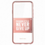 Baseus ultratenký ochranný kryt pre Apple iPhone 6 / 6S - Never give up - ružovo-zlatý