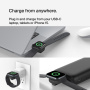 BELKIN Boost Charge mini prenosná bezdrôtová nabíjačka pre Apple Watch - 5W - čierna