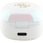 Guess 4G Logo Mini TWS bezdrôtové slúchadlá - biela