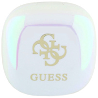 Guess 4G Logo Mini TWS bezdrôtové slúchadlá - biela