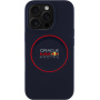 Oracle Red Bull Racing Red Ring silikónový kryt s MagSafe pre iPhone 16 Pro - tmavomodrý