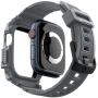 Spigen Rugged Armor Pre super odolné puzdro s remienkom pre Apple Watch 46mm - šedé