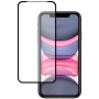 Ochranná fólia s keramickým rámčekom pre iPhone 11 / XR - čierna