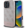 Guess 4G Stripe kryt pre iPhone 16 Pro Max - ružový