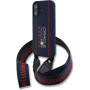 Oracle Red Bull Racing Vertical Logo kryt s popruhom a MagSafe pre iPhone 16 - tmavomodrý